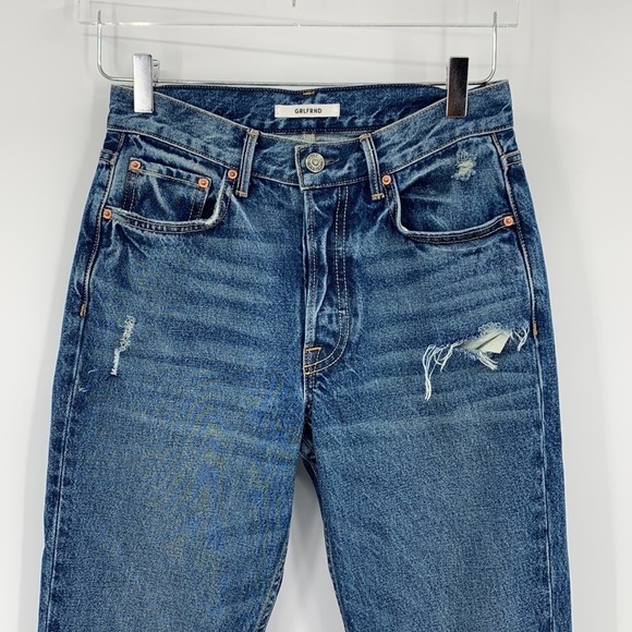 GRLFRND Karolina skinny high-rise jeans distressed denim new 25 - Picture 5 of 8